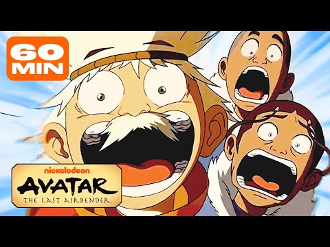Avatar Aang's Wildest & Fun Adventures! w/ Katara & Sokka | 1 Hour | Avatar: The Last Airbender