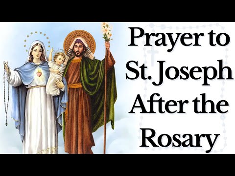 Prayer to St Joseph After the Rosary