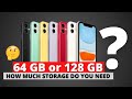How Much iPhone Storage Do You Need? 64GB or 128GB? Is 64 GB iPhone Storage Enough?