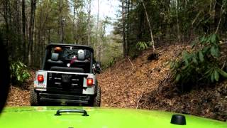 preview picture of video 'Alpine Mountain Crawl / Helen Jeep Fest 2014'