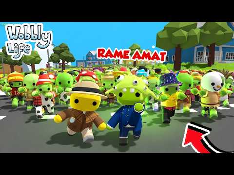 KOTA KITA DISERANG ZOMBIE PALING KOCAG DI WOBBLY LIFE!!!