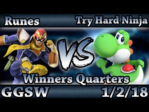 GGSW 65 - Runes (C.Falcon) Vs. Try Hard Ninja (Yoshi,Robin) Smash Wii U Winners Quarters - Smash 4