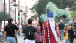 In 2009, a group of Waldo enthusiasts stage a real life recreation of Where's Waldo in downtown Chicago.