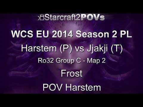 SC2 HotS - WCS EU 2014 S2 PL - Harstem vs Jjakji - Ro32 Group C - Map 2 - Frost - Harstem