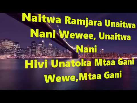 OTILE BROWN FT BARAKAH DAH PRINCE -  NISEME NAWE OFFICIAL VIDEO LYRICS