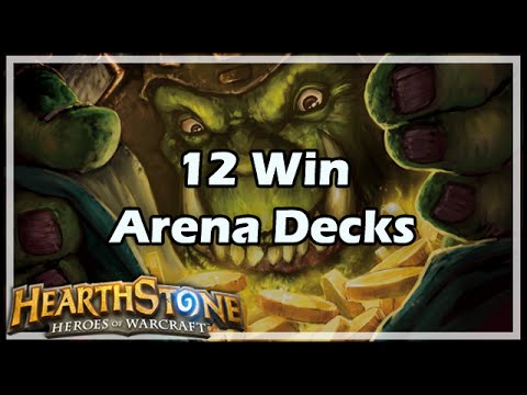 [Hearthstone] 12 Win Arena Decks