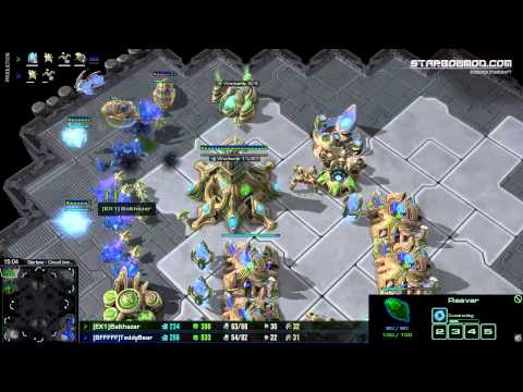 Teddybear (p) Vs Balthazar (p) - Starbow game with latest patch.