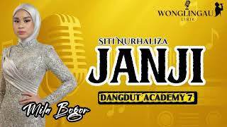 Download lagu LIRIK JANJI SITI NURHALIZA MILA BOGOR DANGDUT ACADEMY 7 TOP 5 #liriklagu #indosiar #dangdut #2025  mp3