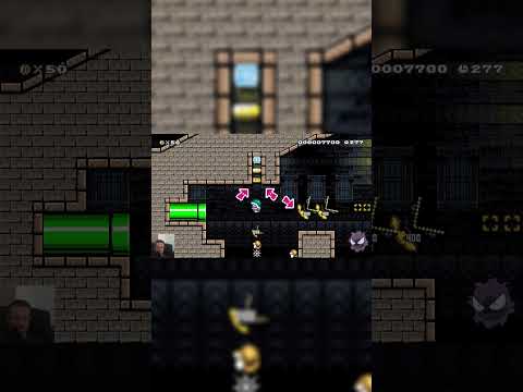 How much can you cheese it? YES! #gaming #supermariomaker2 #mariomaker2 #mm2 #smm2 #shorts