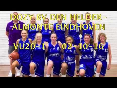 Basketball VU20-1 Dozy BV Den Helder-Almonte Eindhoven 02-10-16