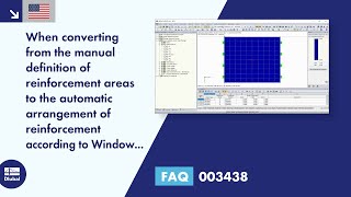 FAQ 003438 | When converting from the manual definition of reinforcement areas to the automatic arrangement of reinforcement according to Window 1.4, the result of the deformation calculation differs, although the basic reinforcement has not been modified. What is the reason for this change?
