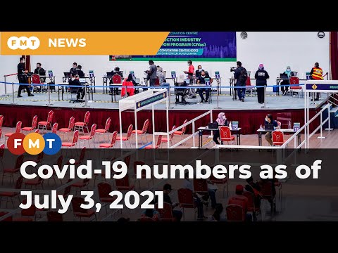 Covid-19 numbers as of July 3, 2021