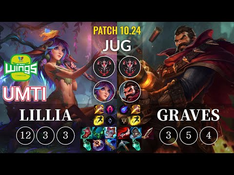 JAG UmTi Lillia vs Graves Jungle - KR Patch 10.24