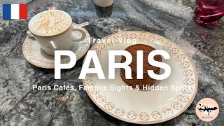 【パリ旅行Vlog】定番観光と人気カフェを1日で巡る｜エッフェル塔・モンマルトル・カタコンブ