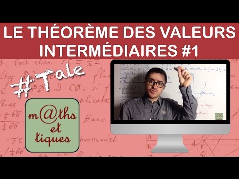 Apply the intermediate value theorem (1) - Terminale