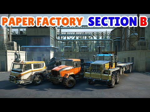 Building The Paper Factory In Wisconsin | Section B | SnowRunner