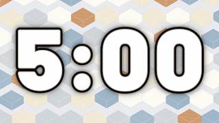 Download lagu 5 Minute Countdown Timer with Sound | 3D Geometric Timer for Classroom #fyp #viral #trending #foryou mp3