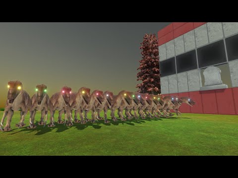 Allosaurus Gang vs every faction-Animal Revolt battle Simulator