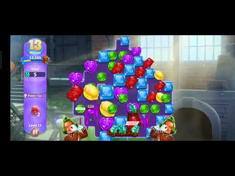 Wonka's World of Candy Match 3-Level 13 NO BOOSTERS #wonka #wonkasworldofcandy #zynga #zyngagames