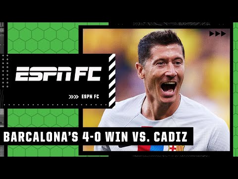 FULL REACTION: Barcelona's 4-0 win over Cadiz | ESPN FC