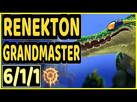 SOLORENEKTONONLY (RENEKTON) vs NEEKO - 6/1/1 KDA TOP GAMEPLAY - NA Ranked GRANDMASTER