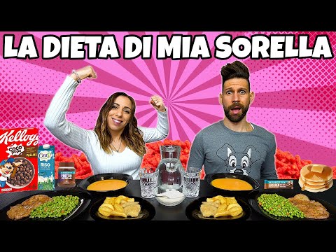 PROVO LA DIETA DI MIA SORELLA - (Esperimento Alimentare)