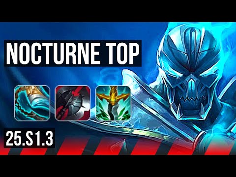 NOCTURNE vs OLAF (TOP) | 600+ games | KR Master | 25.S1.3