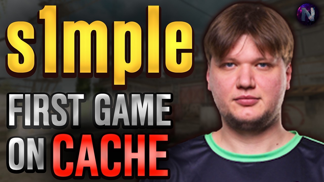 S1MPLE Plays NEW Cache on FACEIT for the First Time! s1mple POV with COMMs (Cache)