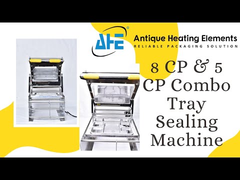 Food tray sealing machine