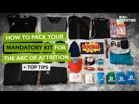 HOW TO PACK YOUR MANDATORY KIT FOR THE ARC OF ATTRITION ULTRAMARATHON + Top Tips | Run4Adventure