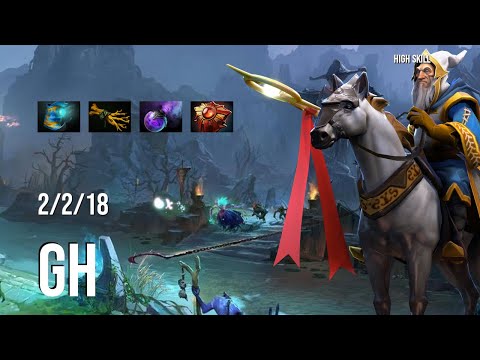 Dota 2 Pro Gameplay   GH   Keeper of the Light   2 2 18   High Skill Dota 2 / Support Nigma Galaxy