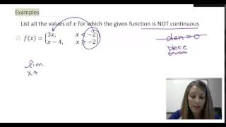 5: Finding where a Function is Discontinuous