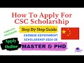 Unlock Success: Step-by-Step for CSC Scholarship 2024