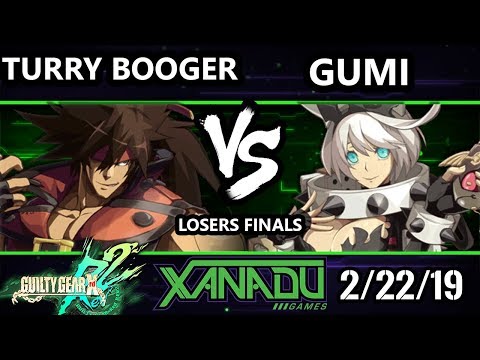 F@X FGC 290 GGXRD2 - GUMI (Elphelt) Vs. Turry Booger (Sol) - Guilty Gear XRD Rev 2 Losers Finals