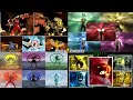 All Power Rangers Team Morphs Roll Call Compilation