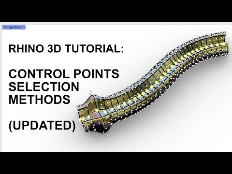 Rhino Tutorial: Control Points Selection Methods (Updated)