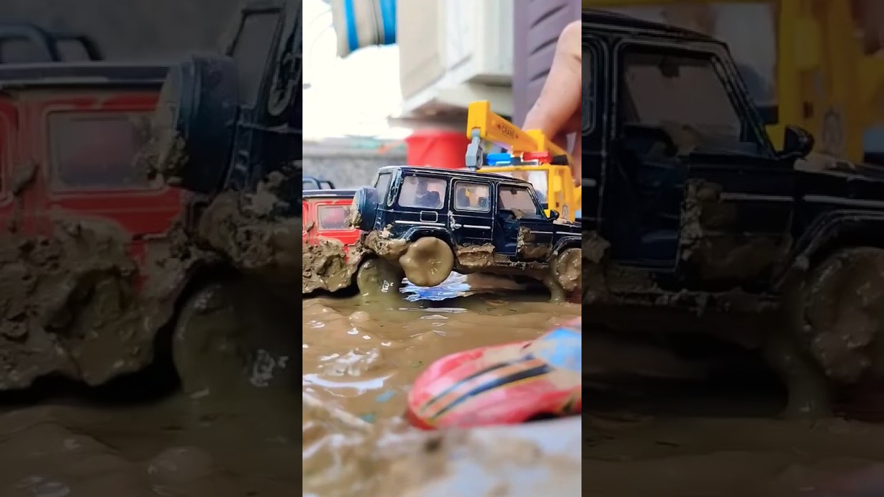 Restoration of a break down Car | Crane lifting work | Car garage abandoned #automobile #excavator