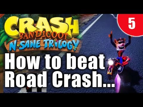 Crash Bandicoot N Sane Trilogy -  Warped - how to win in Road Crash