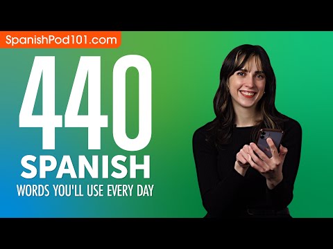 440 Spanish Words You'll Use Every Day - Basic Vocabulary #84
