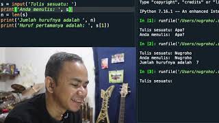 Mengetahui Huruf di Urutan Tertentu dan Panjang String di Python