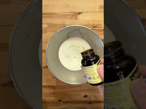 Homemade whipped cream