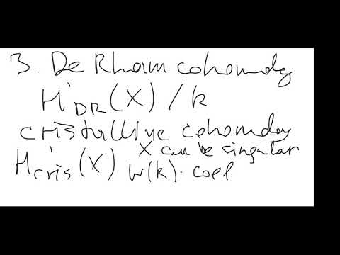 Dmitry Kaledin - 1/3 Motives from the Non-commutative Point of View
