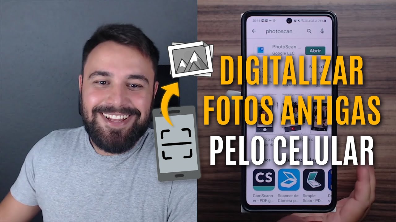COMO DIGITALIZAR FOTOS ANTIGAS USANDO O CELULAR