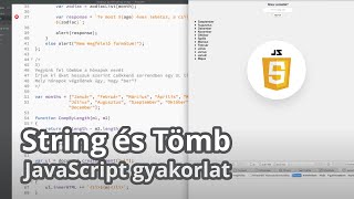 String és Tömb - gyakorlat (JavaScript)