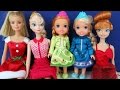 CHRISTMAS Celebration Elsa Anna Toddlers Singing Carols Playing