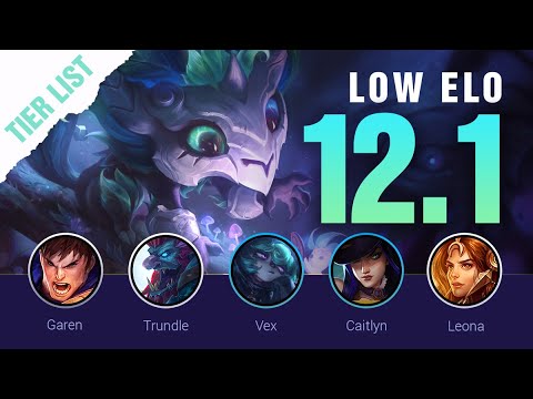 LOW ELO Patch 12.1 SEASON 12 LoL Tier List | Mobalytics