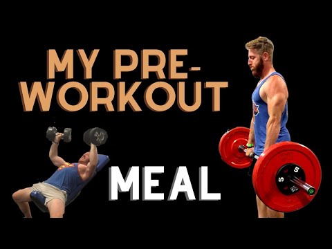 My Best PRE WORKOUT MEAL for  Muscle GAINS and Weight Loss