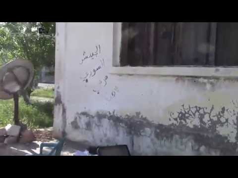 جولة بعد السيطرة على حاجز الصوامع في قرية المنصورة في محافظة حماة