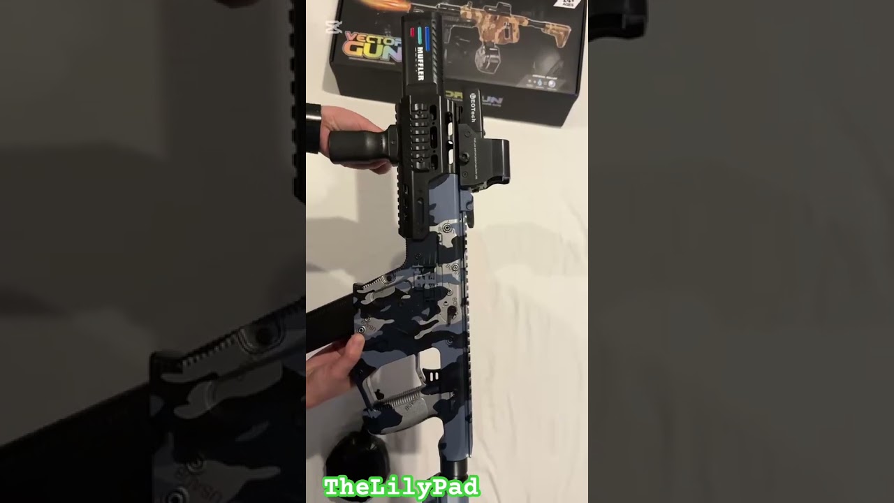 Vector Gun unboxing and assembly-Bet you'd love it! #gelblasterguns #unboxing #toys #warzone #fyp