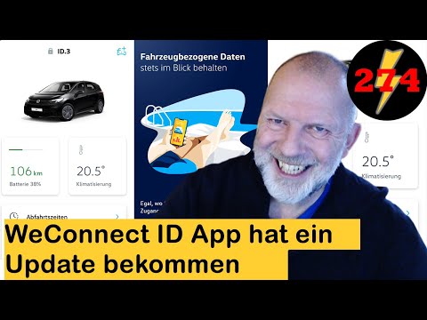 Update der WeConnect ID APP mal durchgeklickt um zu sehen was es neues gibt